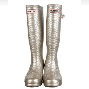 Hunter Boots - Snake Skin